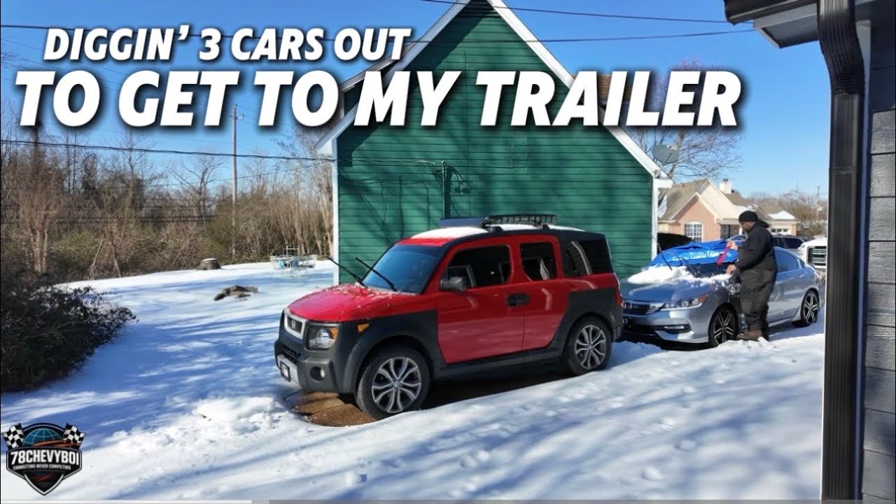 Finally Got To My Trailer 1.5hrs Later!!! So Much Ice & Snow [4K]