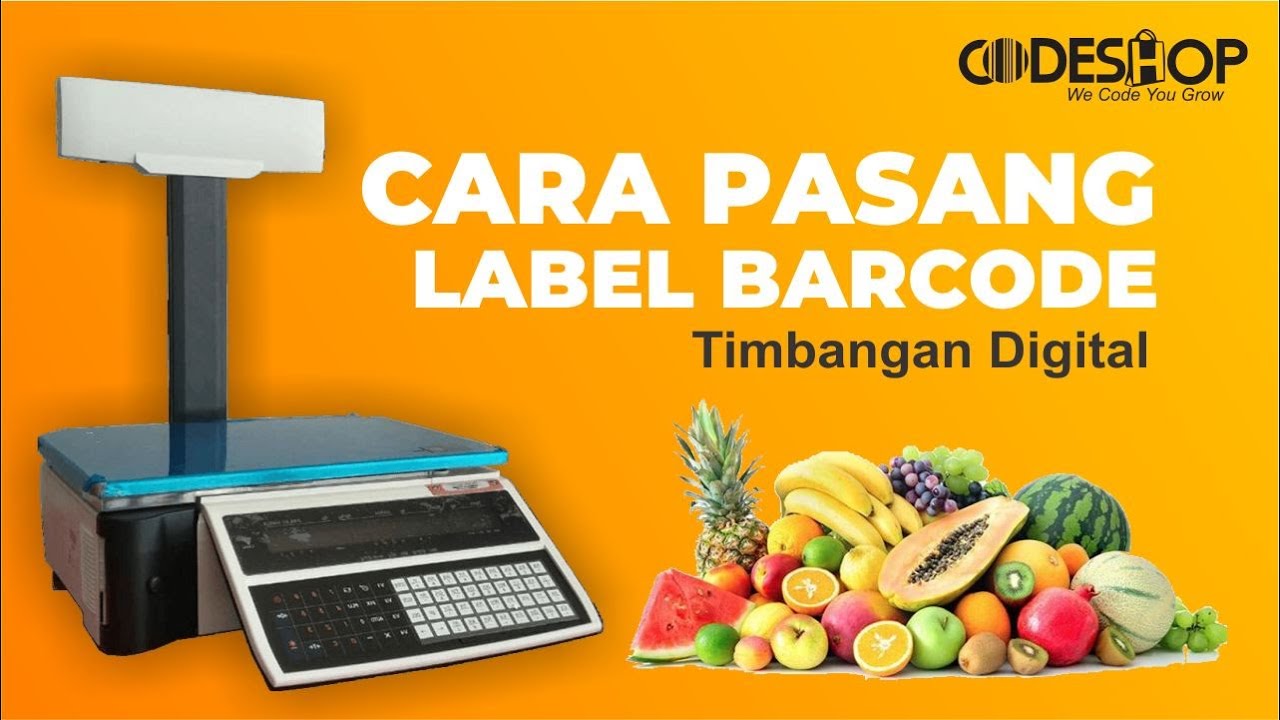 Cara Pasang Label pada Timbangan Digital DIGI SM-100