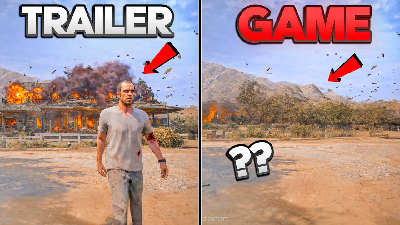 10 Times When Rockstar Games Literally Cut Content From Trailers