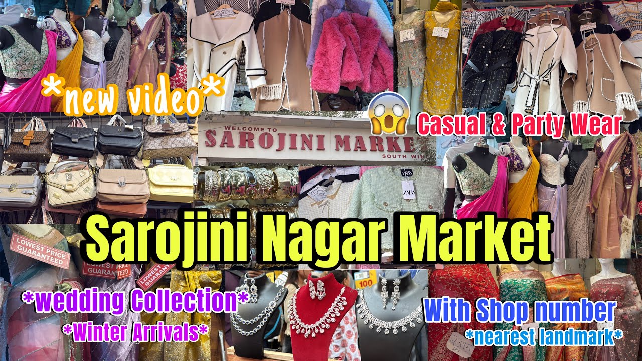 Sarojini Nagar Market Delhi✨| Latest Winter Collection 2025 with Shop Number | Jasmine kaur