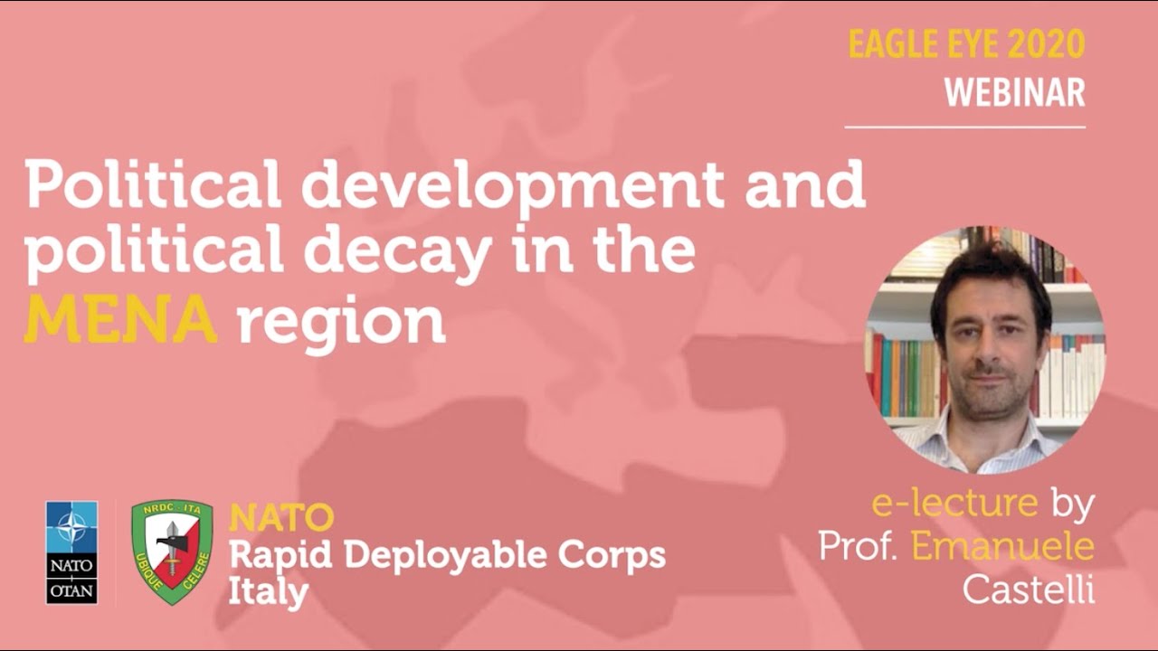 NRDCITA Webinar: NATO political development & political decay in the MENA region by Prof E. Castelli