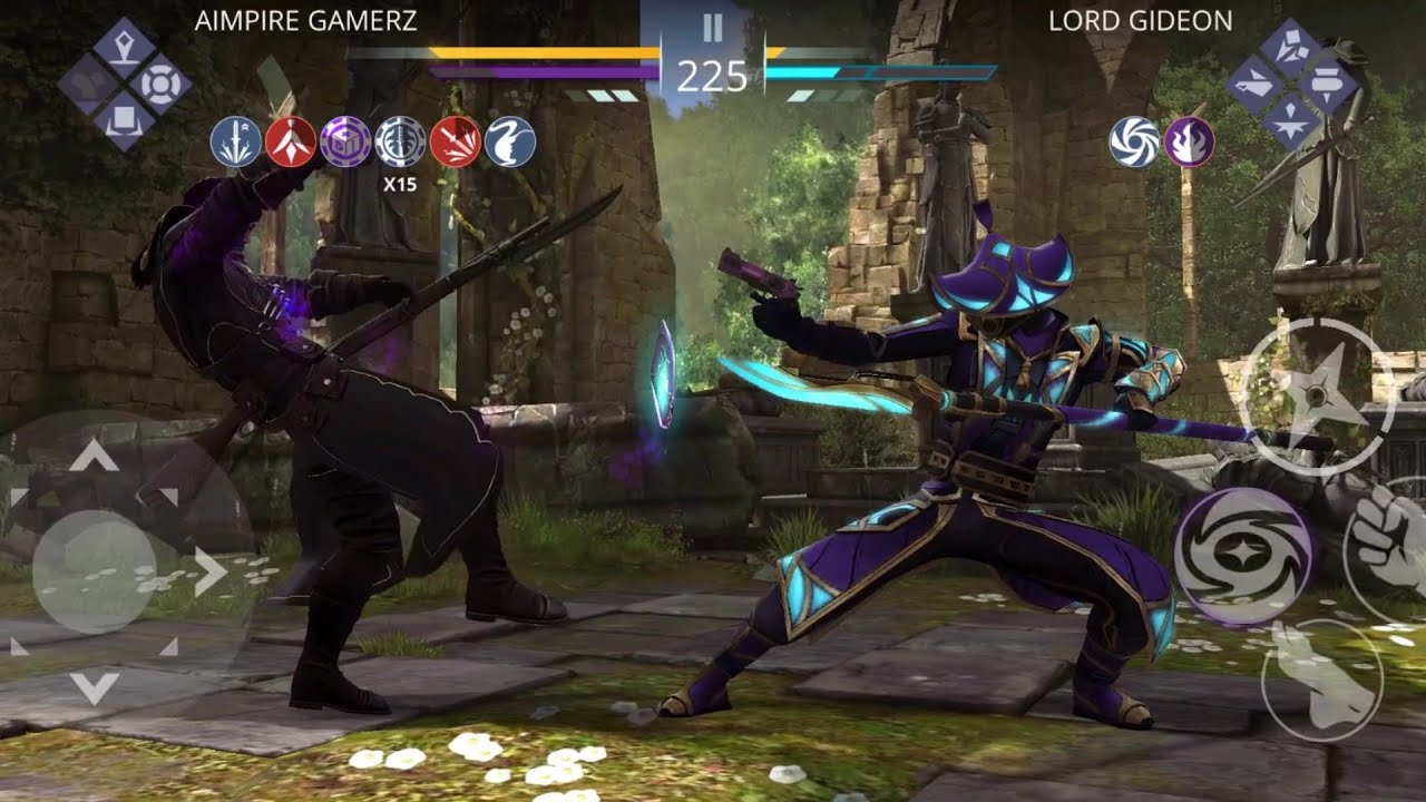 Shadow fight 3: Lv4 Liberator vs Lord Gideon (hard) side effect event
