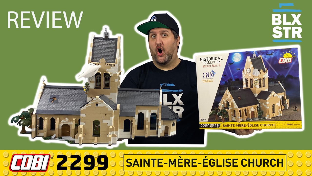 GÖTTLICH! Sainte-Mère-Église Church / Kirche aus COBI Steinen 💥 COBI-2299 ▶️ REVIEW