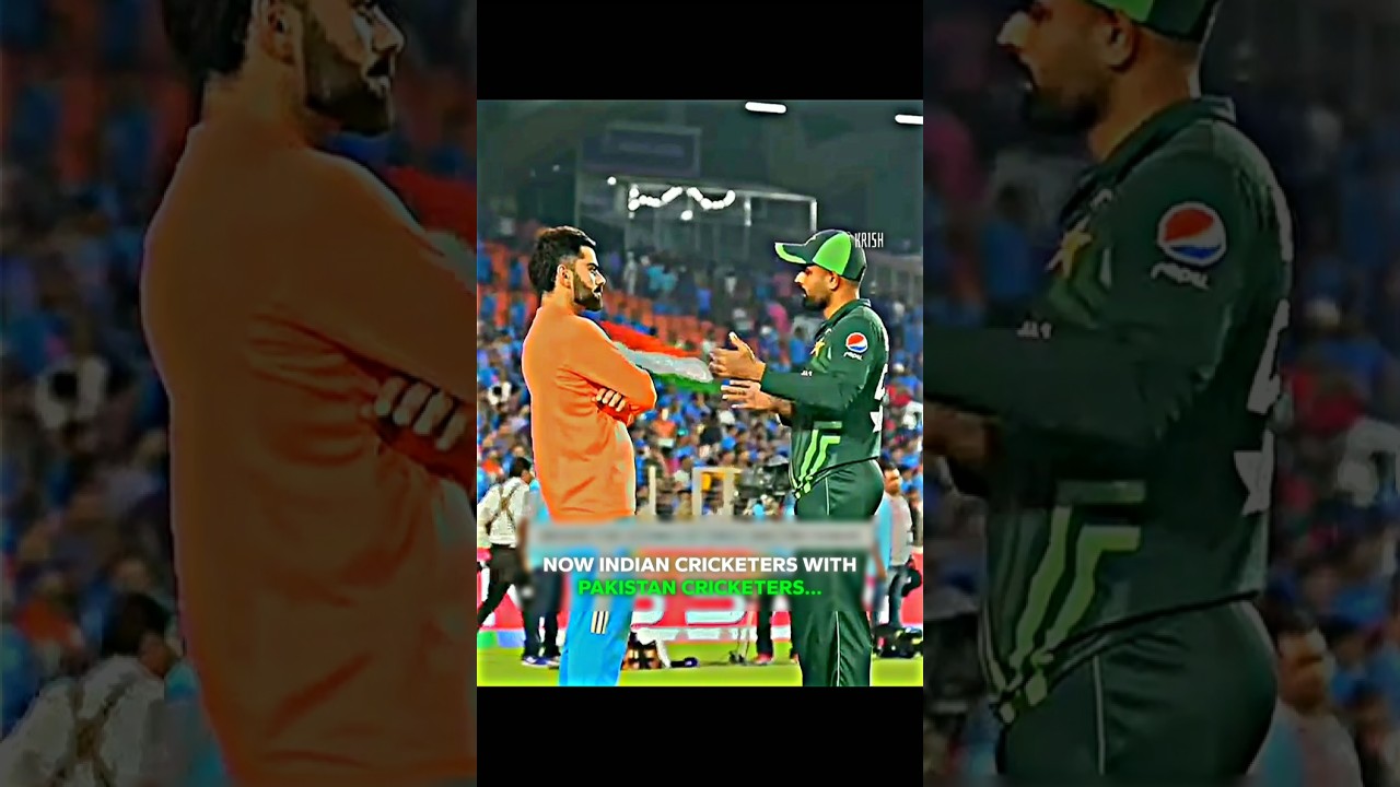 Now vs Then IND Players with PAK Players... ☝️🔥