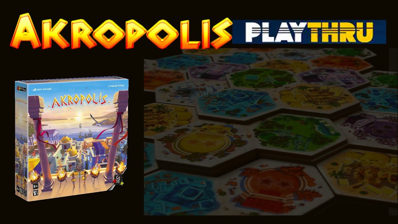 Akropolis Game play through wth Tom n Auburn - Board Game Reviews