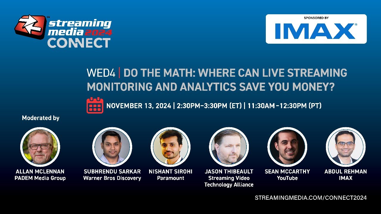 Do the Math: Where Can Live Streaming Monitoring and Analytics Save You Money?
