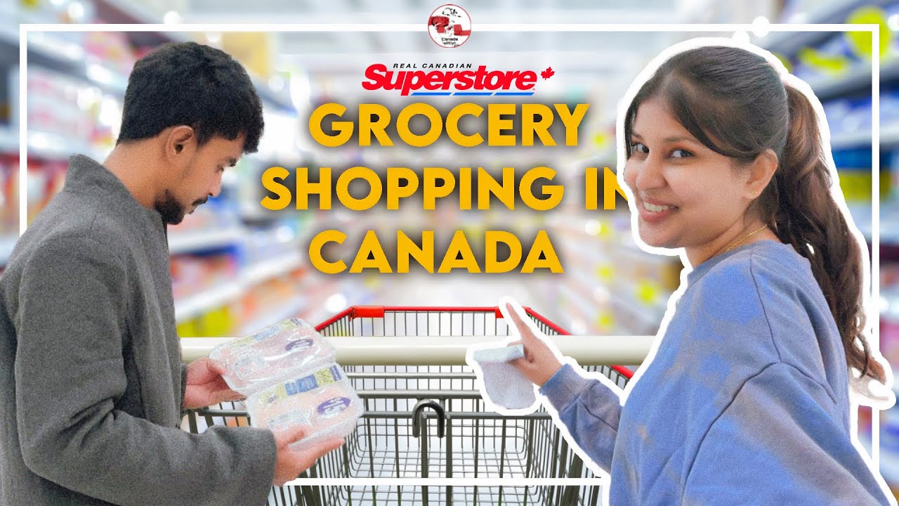 යමුද අපි එක්ක Grocery Shopping 🇨🇦 🛍️ | Grocery Shopping |VLOG#4 | Canada | Canada Bodare