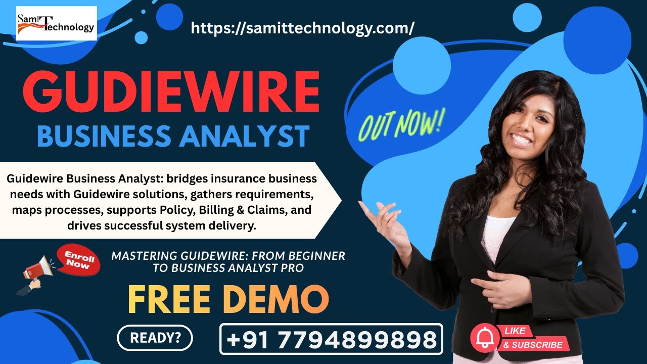 Guidewire Business Analyst (BA) | Tutorial | Beginners | Online Course | Training | 7794899898