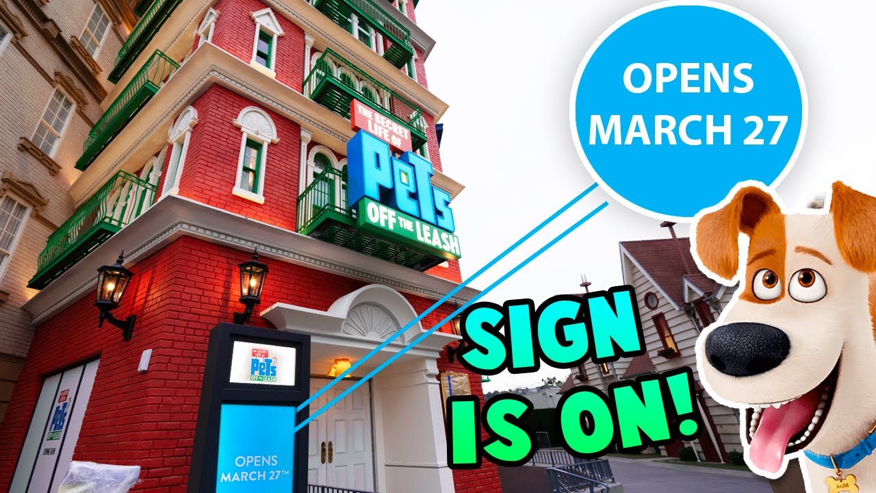 Secret Life of Pets, Jurassic World Refurb, Nintendo Land - Universal Studios Hollywood Update
