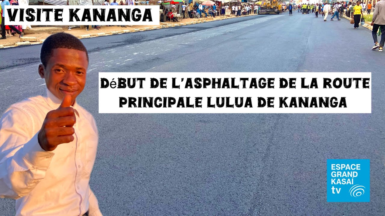 🚧Kananga : Safrimex lance l’asphaltage de la route Lulua (Phase Biduaya Muamba - Carrefour)