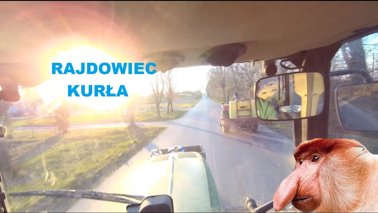 Wyprzedzanie ciągnikiem :O Ale poszedł! Vlog - pryskanie pszenicy i porzeczek, Zetor 5320, JD 5075GF
