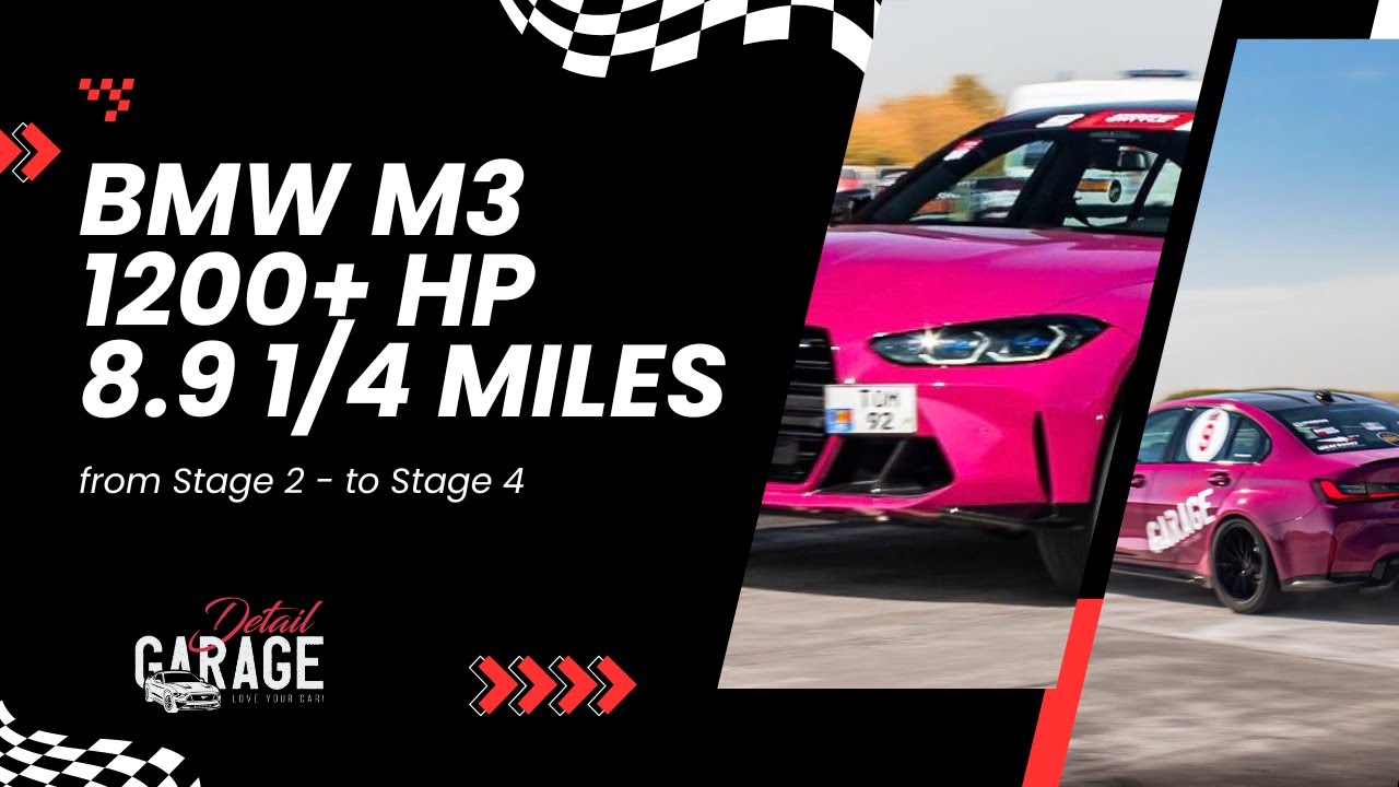 BMW M3 G80 с 1200+ л.с.:  Настройка машины и тестовые заезды