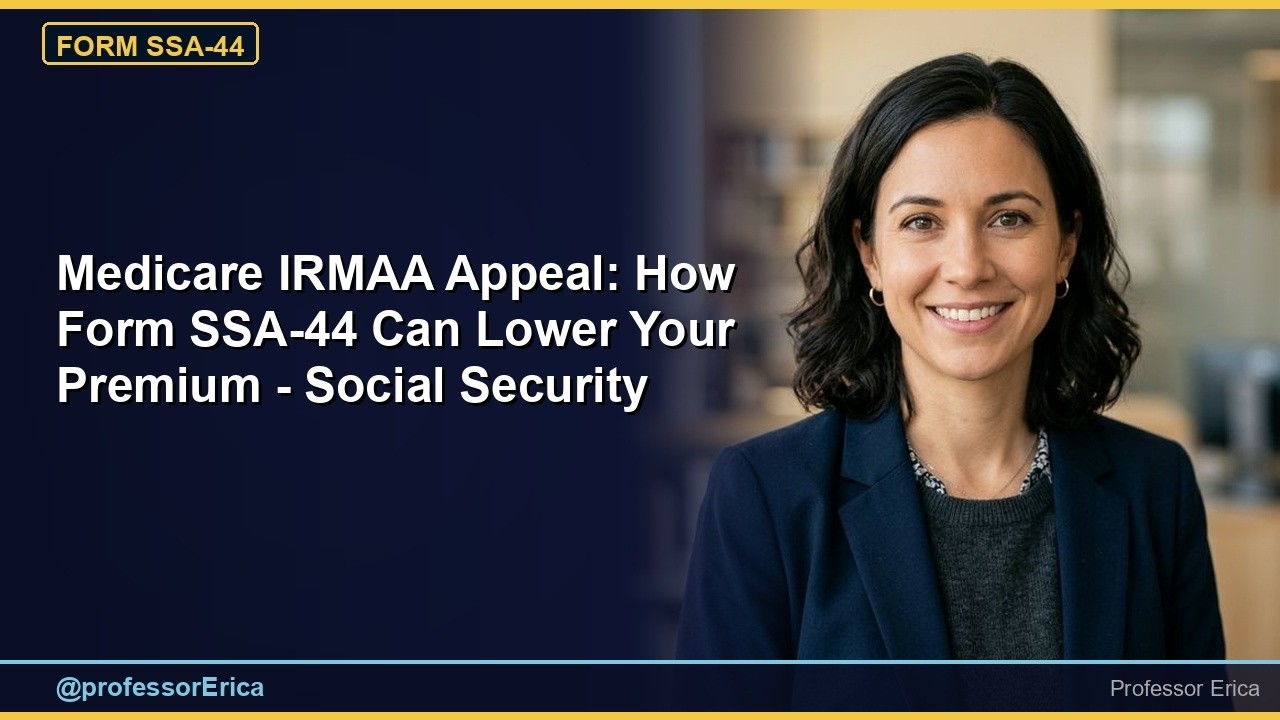 Medicare IRMAA Appeal: How Form SSA-44 Can Lower Your Premium - Social Security