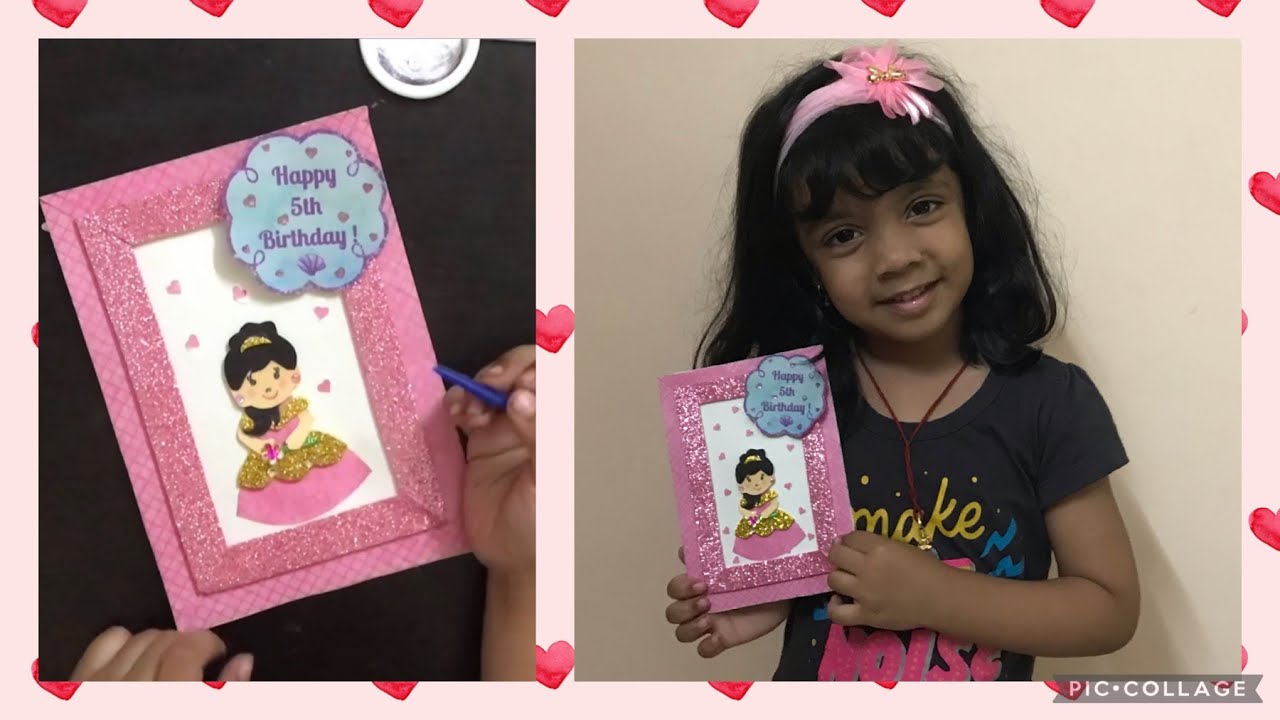 Birthday card for my best friend | DIY card
