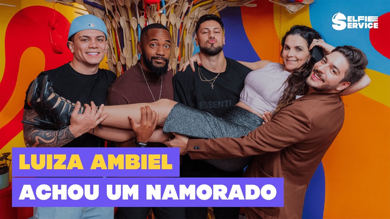 LUIZA AMBIEL VAI BEIJAR NA BOCA NO PEDIDO PRA VIAGEM | #SelfieService 15
