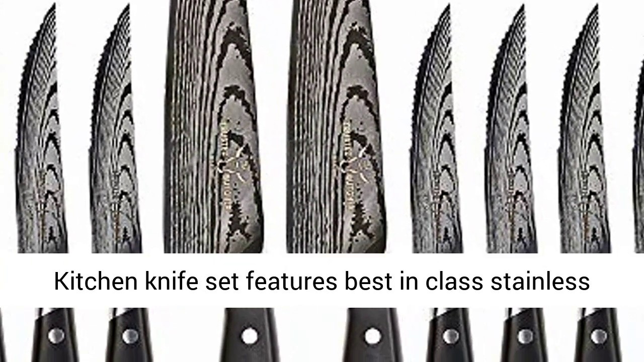 Trusted Butcher Kitchen Knife Set Premium Stainless Steel Full Tang Design