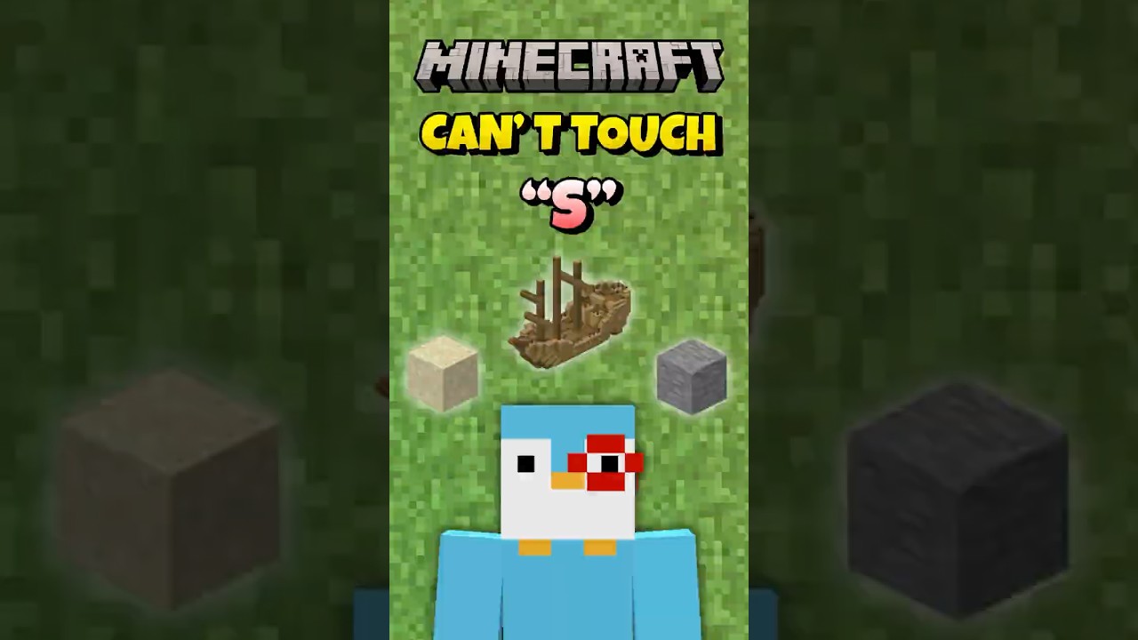Minecraft, But I Can't Touch Something That Starts With The Letter 