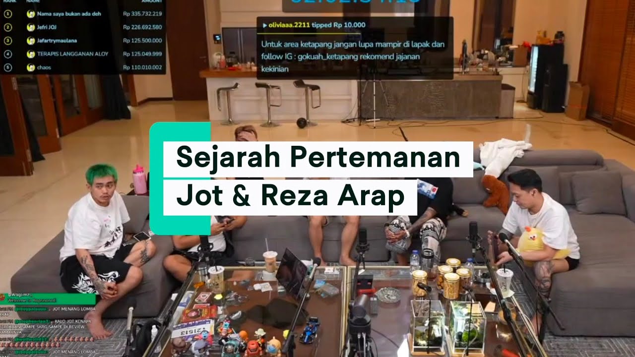 Sejarah Pertemanan Jot dan Reza Arap #MarapthonS3 #TheLastTale #RezaArap #Tierison  #AAAClan