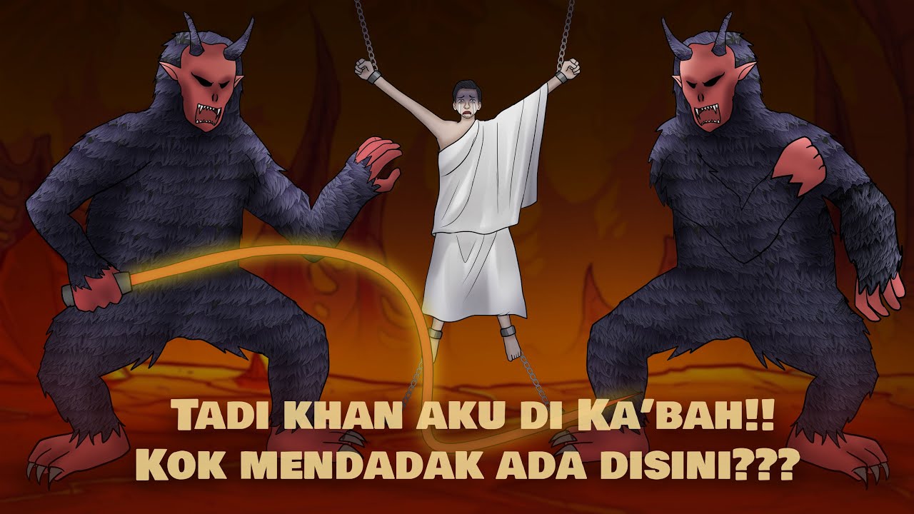 Haji Jual Agama Berujung Siksa Neraka #HORORMISTERI | Animasi Horror, Kartun Hantu