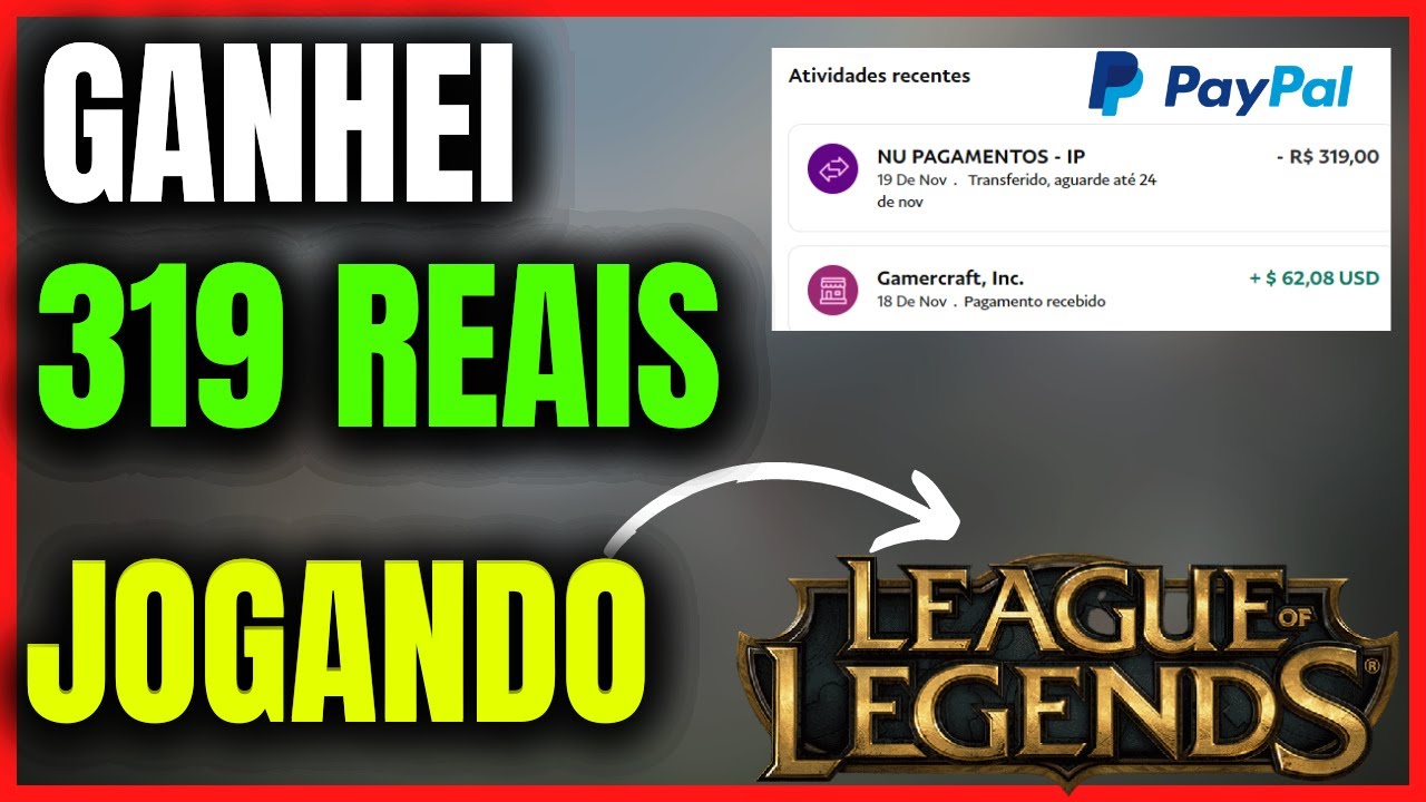 LEAGUE OF LEGENDS - COMO GANHEI 319 REAIS APENAS JOGANDO RANKEADA LOW ELO ! [GAMERCRAFT]