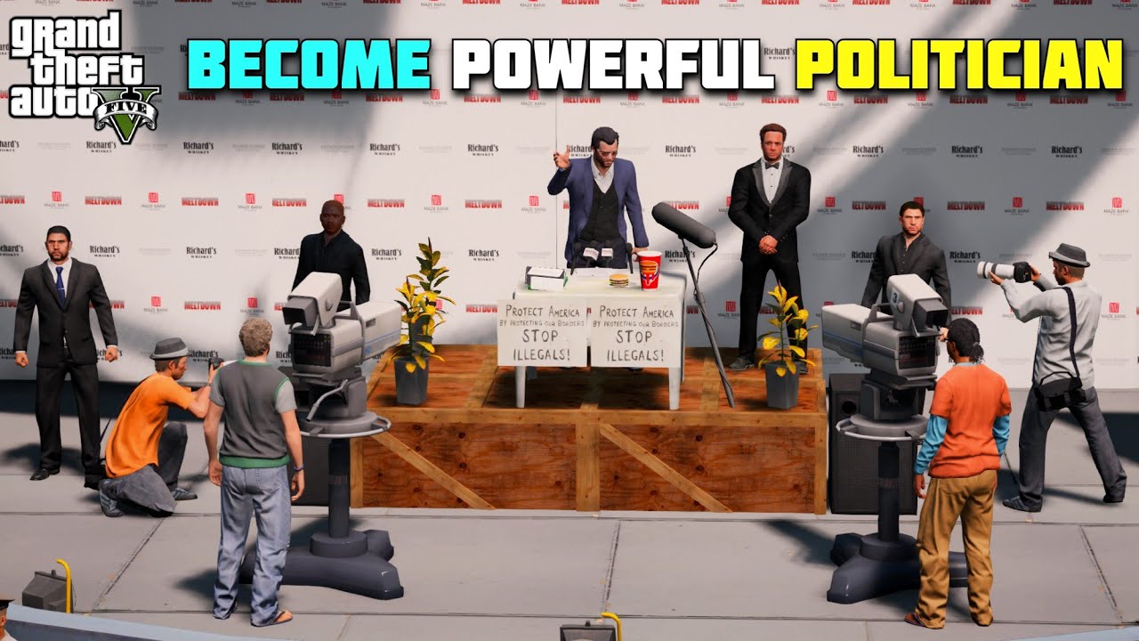GTA 5 : MICHAEL BECOME POWERFUL POLITICIAN OF LOS SANTOS || BB GAMING