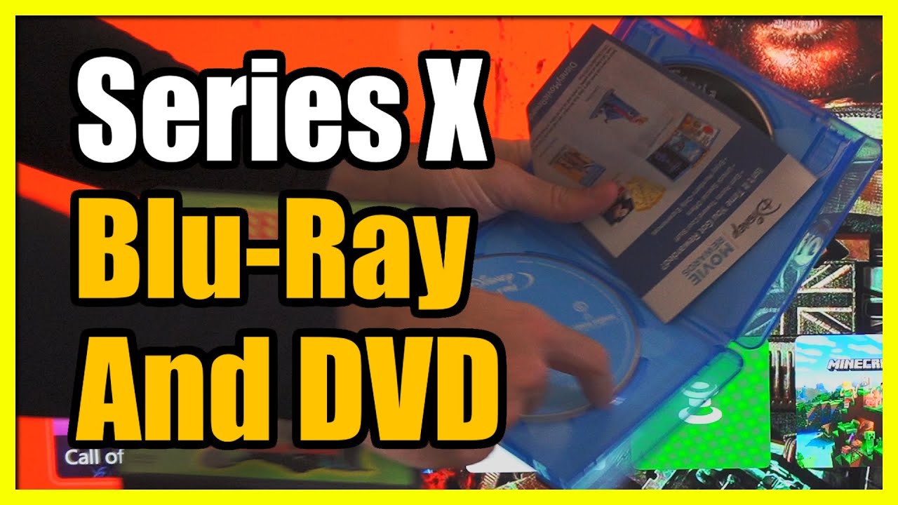 Can the Xbox Series X play Blu-Ray and DVDS?