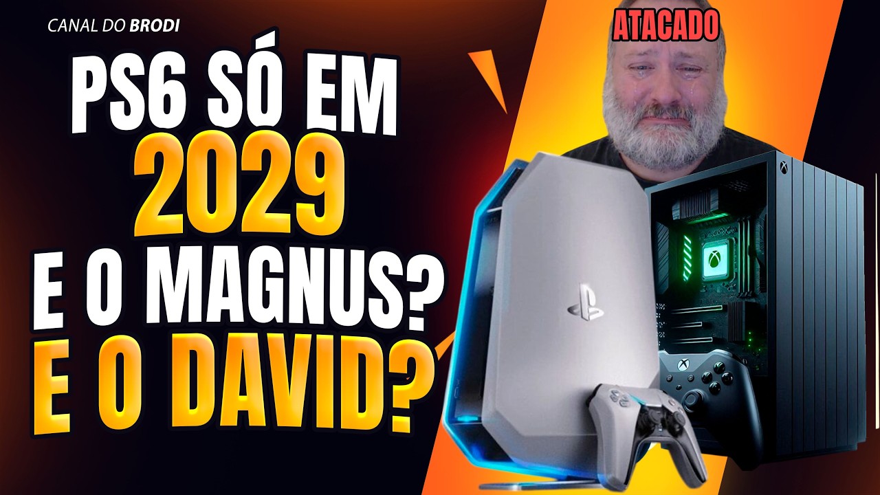 SONY DEIXA PS6 PARA 2029? XBOX MAGNUS EM 2027 ESSE PC? E CRIADOR DE GOD OF WAR É ATACADO!