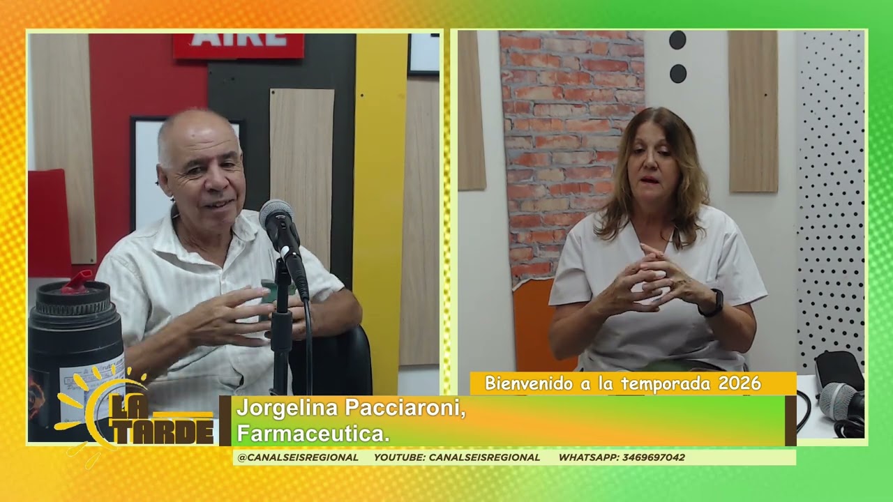 La Tarde 2026 - Jorgelina Pacciaroni, Farmaceutica.