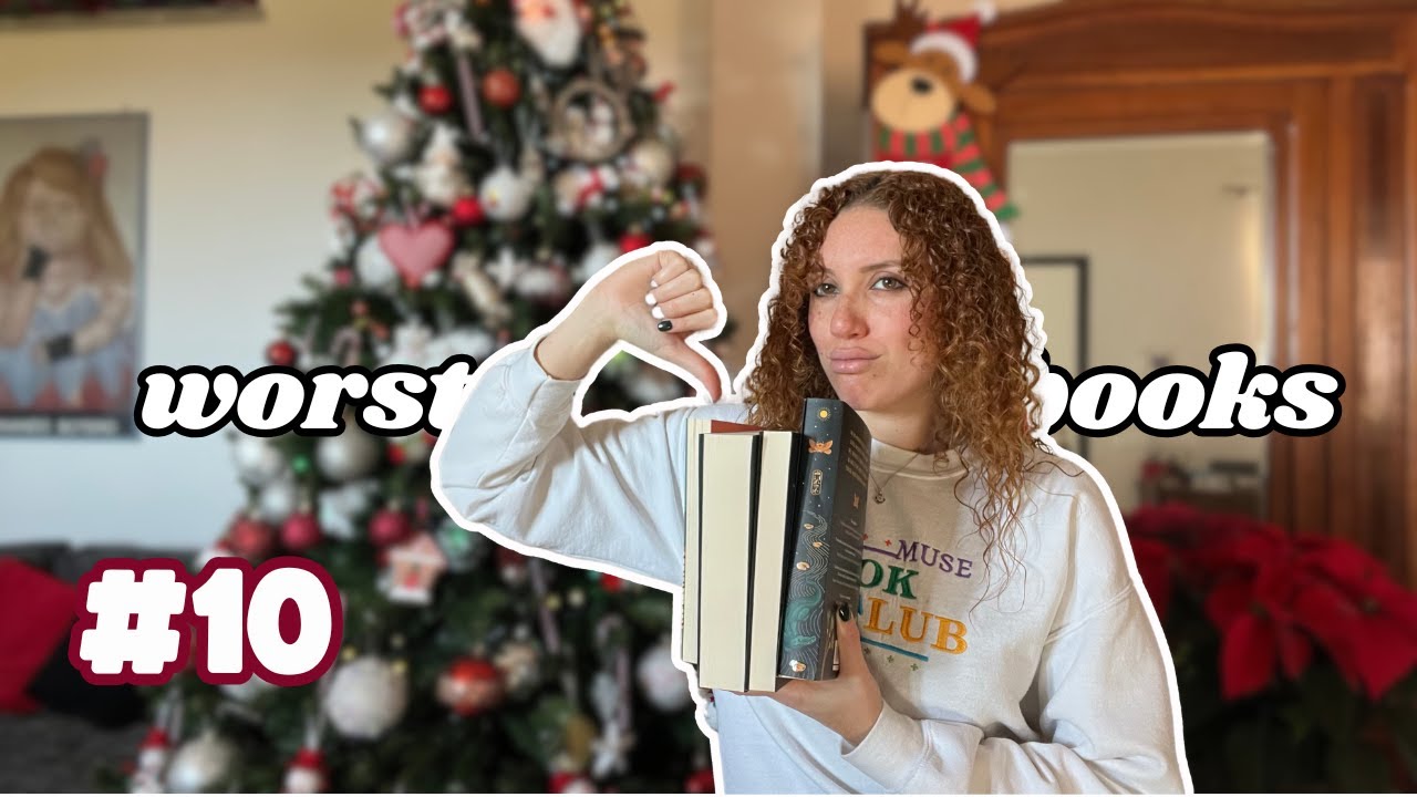 WORST BOOKS OF THE YEAR | VLOGMAS #10