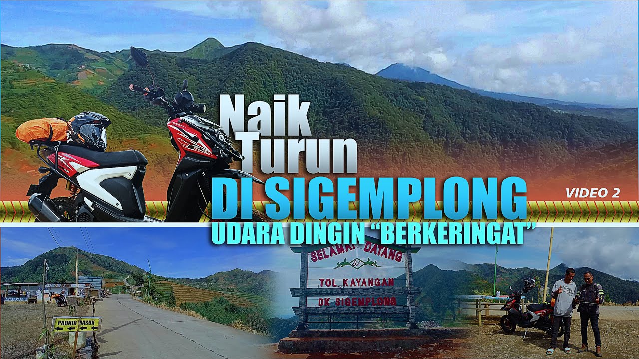 RUTE DIENG MENUJU TOL KAHYANGAN BAWANG BATANG || X RIDE 125
