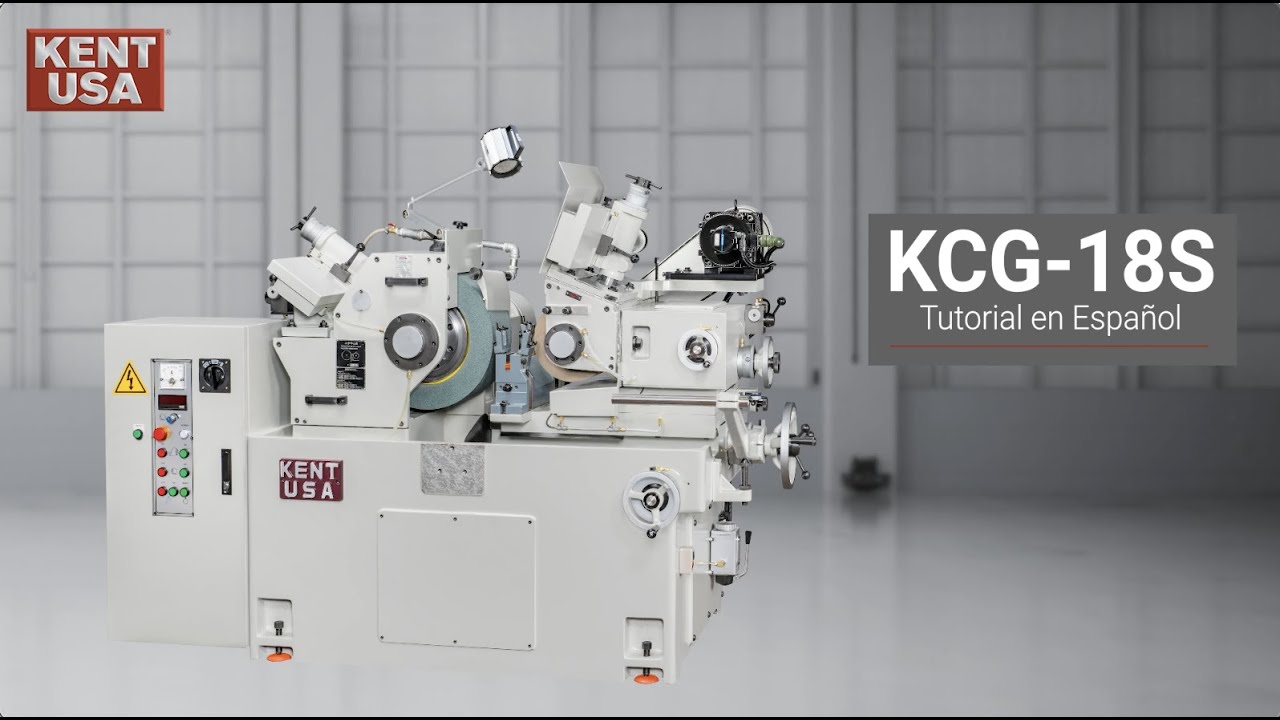 Kent USA KCG-18S Rectificadora Sin Centros Maquina Tutorial