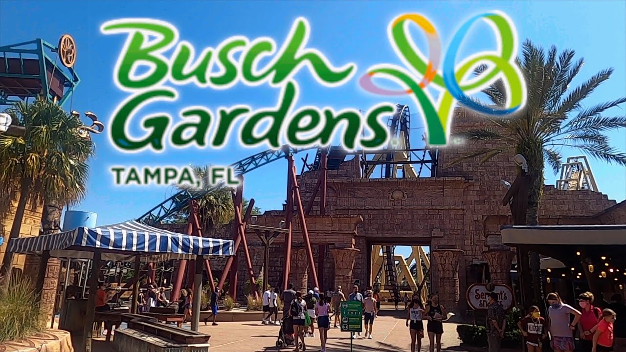 [4K] BUSCH GARDENS Tampa Bay | 2021 | Full Walking Tour