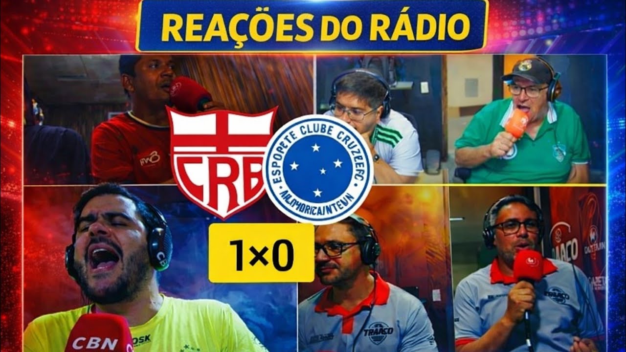 Reações do Radio Alagoano | CRB 1×0 Cruzeiro de Arapiraca | Campeonato Alagoano
