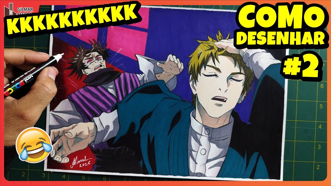 Como Desenhar Naoya vs Choso? #2 (Jujutsu Kaisen) | Passo a Passo!