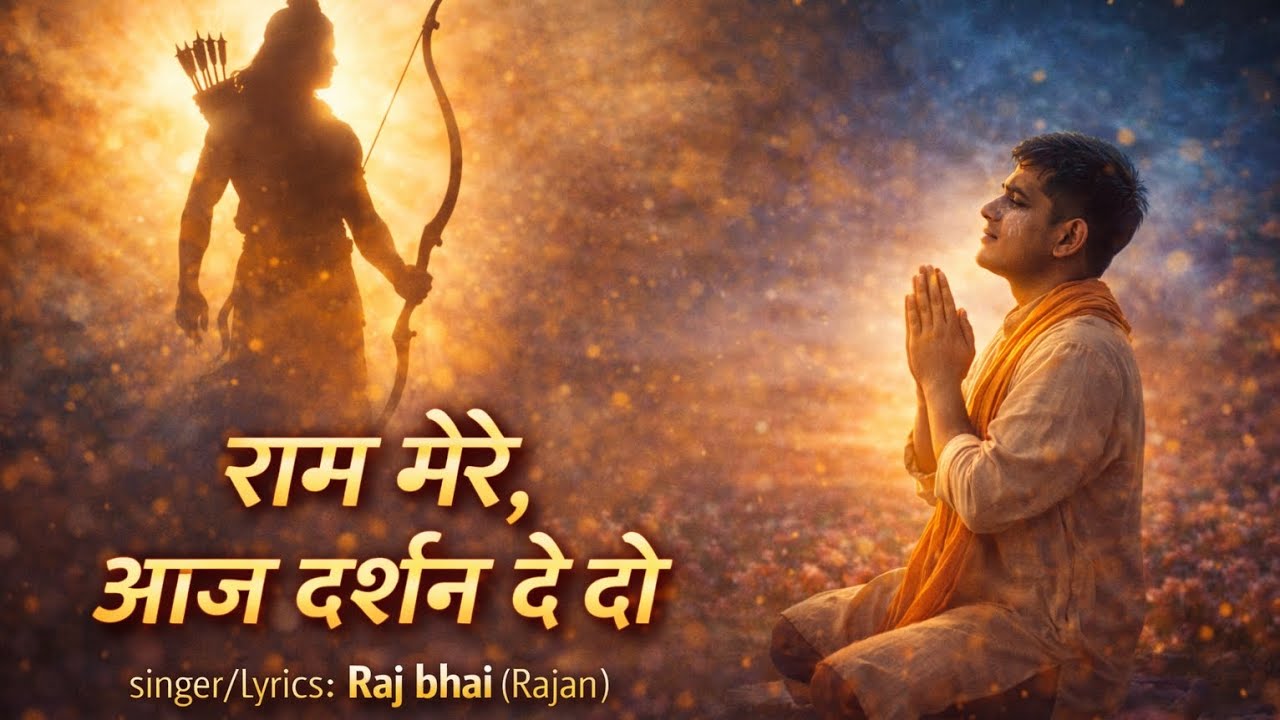 राम मेरे, आज दर्शन दे दो 🙏 | Ram Navami Special Emotional Bhajan | Raj Bhai ( Rajan )
