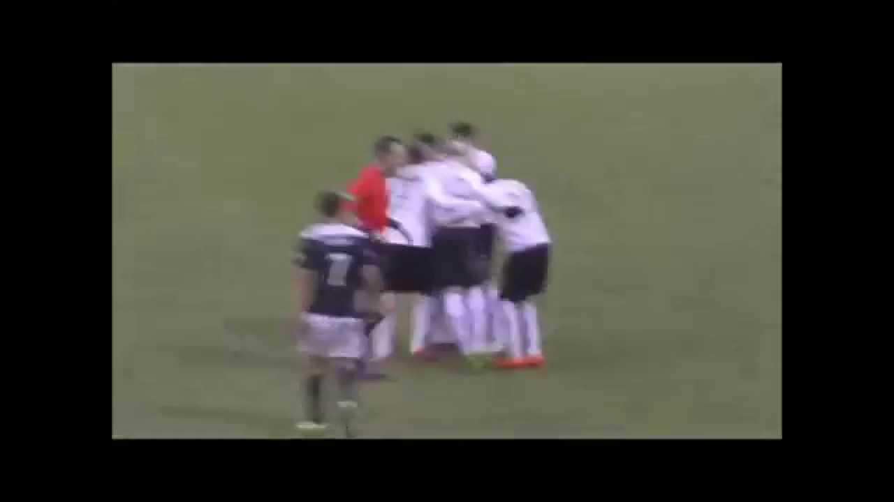 Ross Callachan goal. Raith Rovers v Falkirk, 14/2/2015