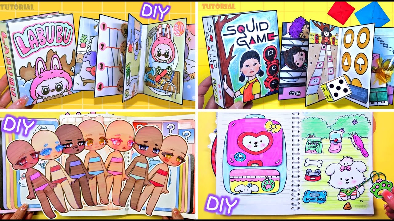 Paper DIY🤩7 Best Paper Craft videos Compilation 종이 놀이 모음 #tutorial #asmr #gamebook