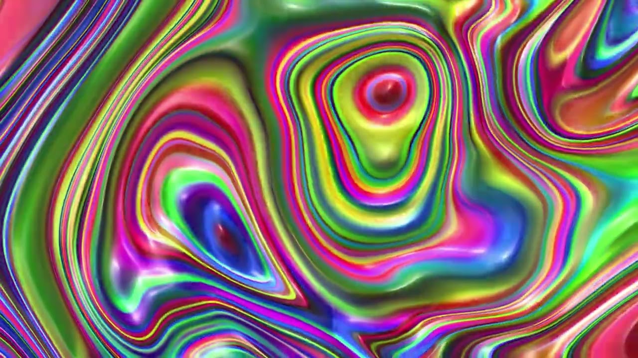 Abstract Gradient Geometric in Motion | 4K Visual Background Movie (1 Hour Loop)