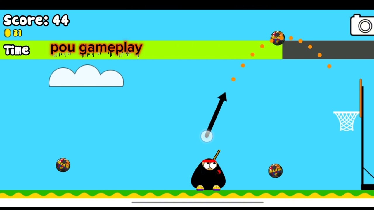 POU BASKETBALL | JOGUINHO DO POU | POU GAMEPLAY part 3