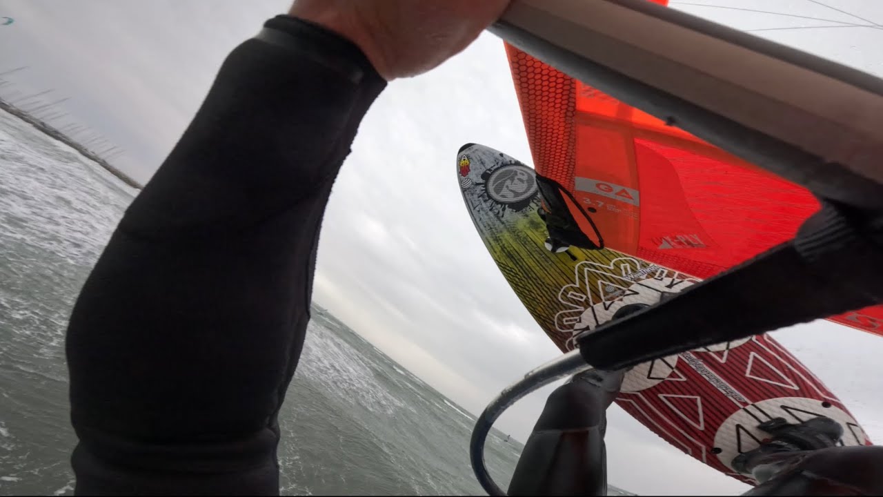 POV WINDSURFING GoPro Hero 13 / La Grand-Motte (34) / Backloop dans 50 nds de Sud-Est / 09-03-2025