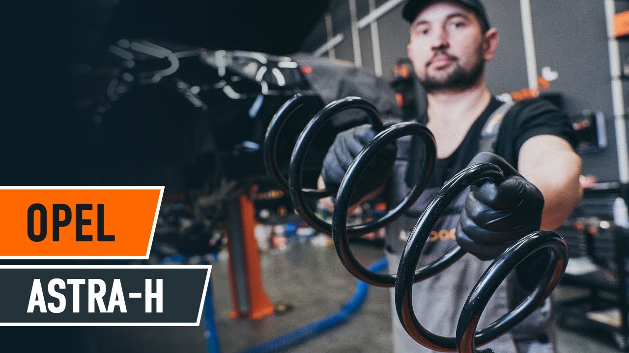 Wie OPEL ASTRA H Limousine Federn hinten wechseln [AUTODOC TUTORIAL]