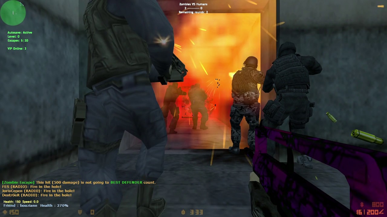 Counter-Strike: Zombie Escape Mod - ze_Pavon_Escape_Final on ProGaming