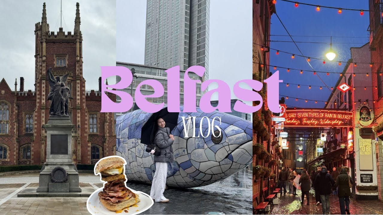 BELFAST VLOG ☘️| Belfast bap, Cathedral Quarter, Common Market