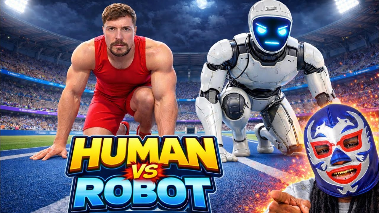 Blanco Reacts To MrBeast World's Fastest Man Vs Robot!