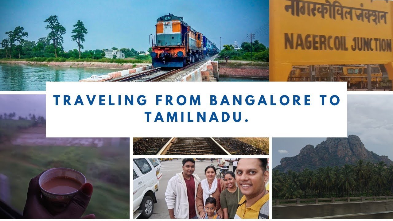 2nd State unlocked🔓Travelling to Tamilnadu #tamilnadu#trainjourney #familyvlog#mountains#nidavlogs07