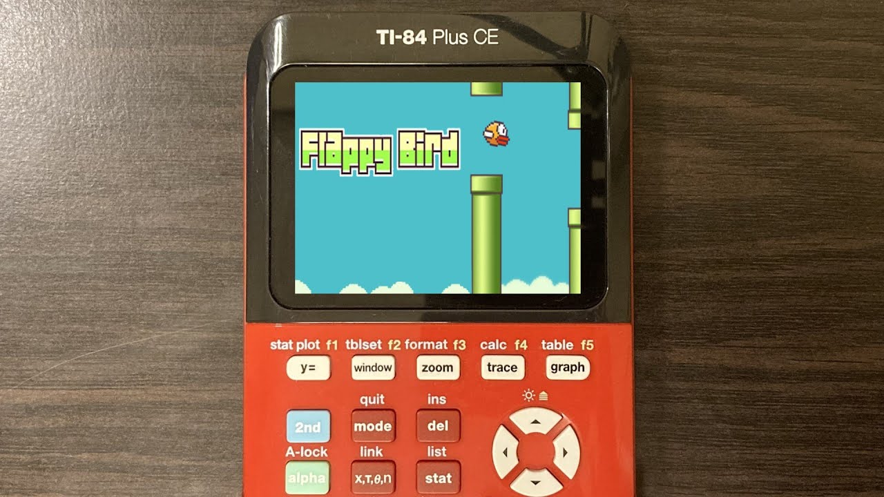 Program Flappy Bird on Ti-84 Plus CE!