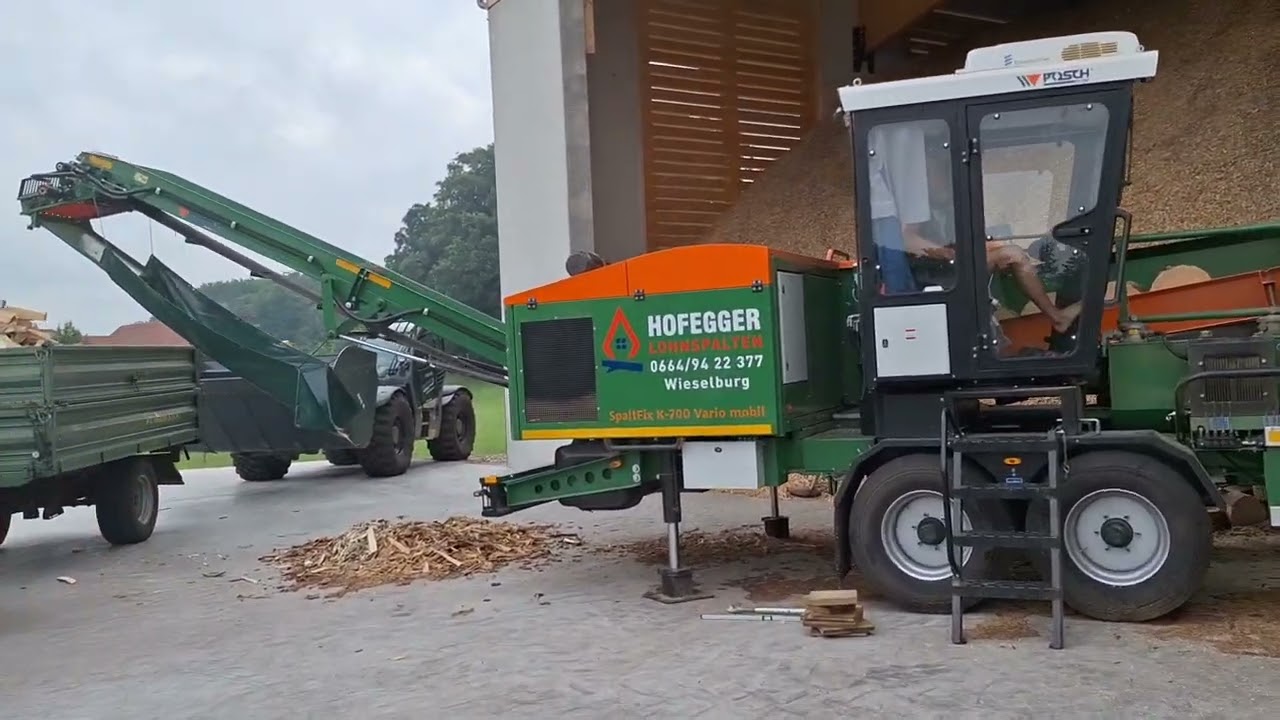  Brennholzerzeugung mit dem K 700 vario mobil von POSCH Leibnitz