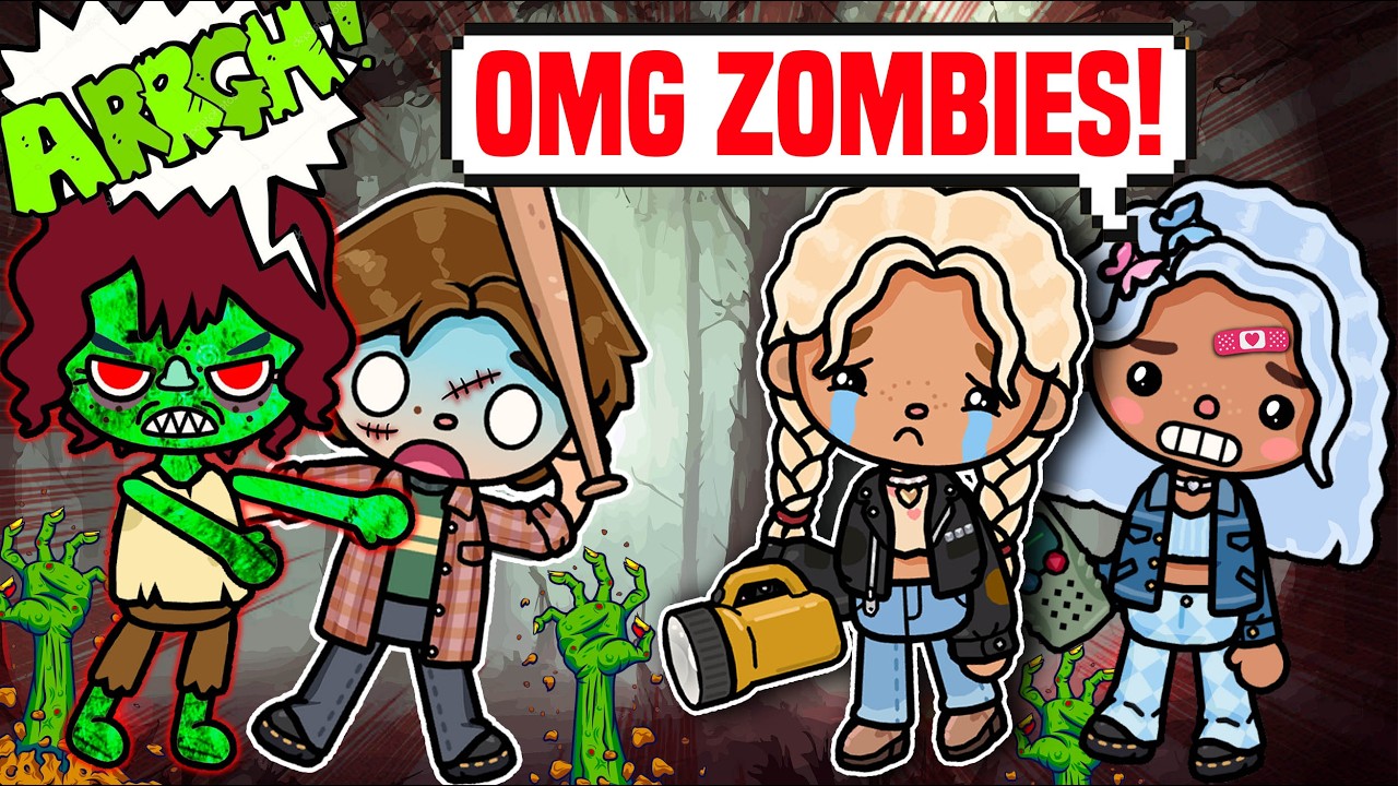 ‼️ HILFE ZOMBIES 🧟 CAMPING TRIP GEHT SCHIEF 😨 DIE APOCALYPSE 💀 DEUTSCHE TOCABOCA STORY