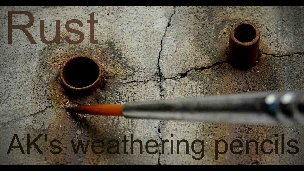 Creating Rust with AK's Weathering Pencils