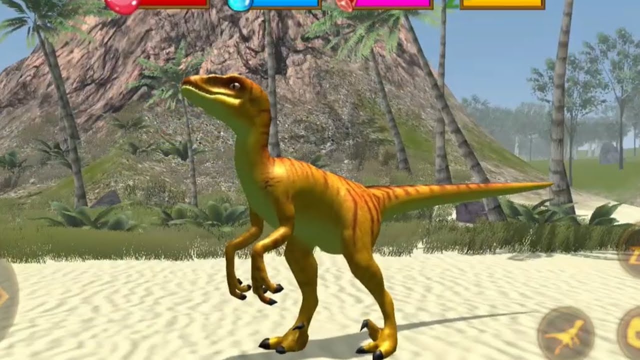 Лучший геймер по динозаврам - Talking Small Compsognathus Simulador Android Gameplay #dinovideos ...